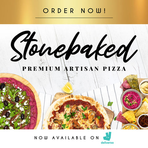 Stone Baked Pizza Delivery Digital Set - Premium Gold