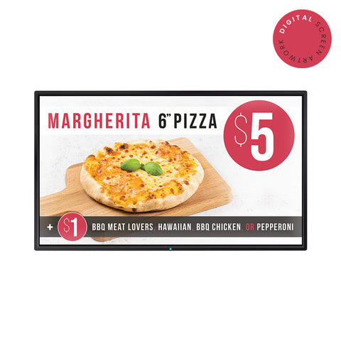 6” Pizza $5 Digital and Print Collection