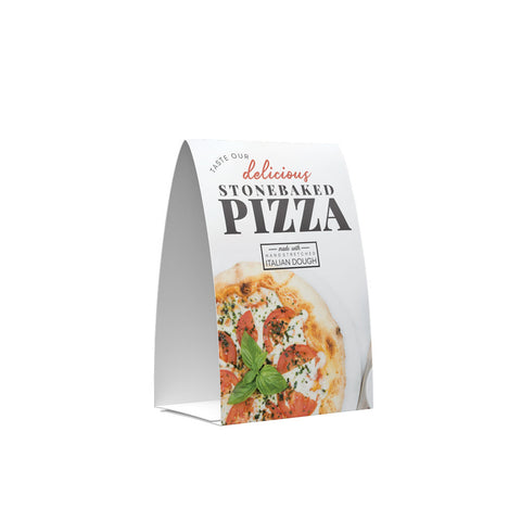 STONE BAKED MARGHERITA PIZZA POS COLLECTION TENT CARD