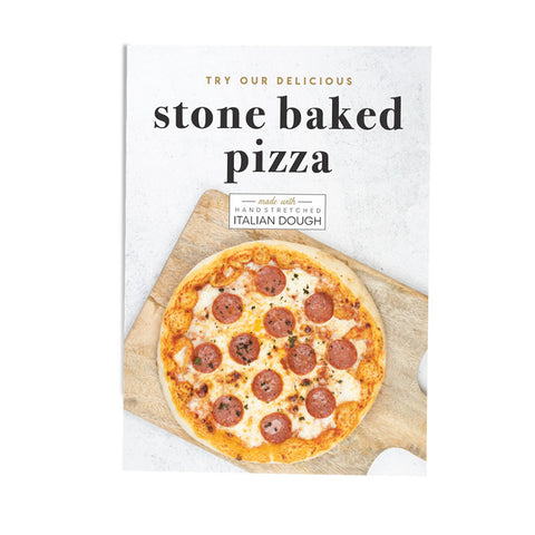 Stone Baked Pizza Awareness Poster