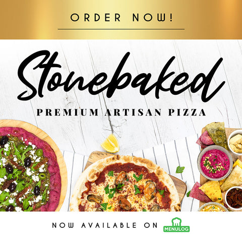 Stone Baked Pizza Delivery Digital Set - Premium Gold