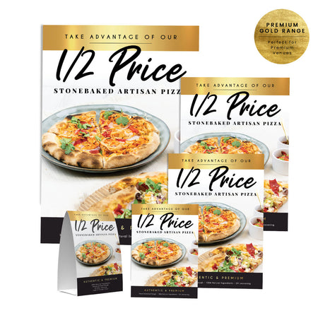Half Price Stone Baked Pizza Collection - Premium Gold
